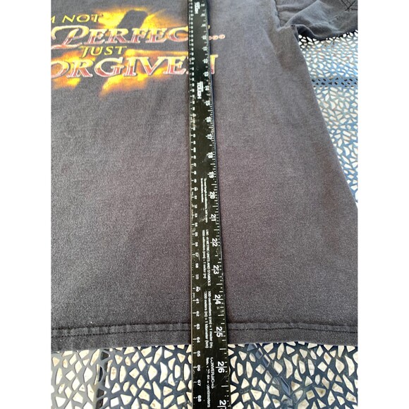 Vintage 90s I’m not perfect Just Forgiven! Religious T-shirt Size M - Picture 6 of 10